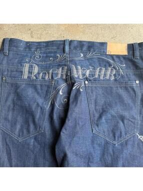 Y2K Vintage Rocawear Baggy Raw Denim Jeans